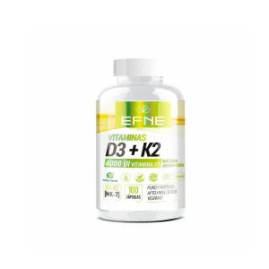 Vitamina D3 + K2 4000ui Con Mk-7 Natural Efne ( Extracto De Natto ) (sistema Inmune Top, Apatía, Cansancio)