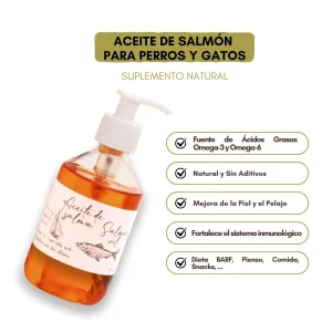 Bimordiscos Suplemento Aceite De Salmón Para Perros Y Gatos · 250ml.