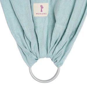 Bandolera Portabebé Momawo Fresh Menta Bambú