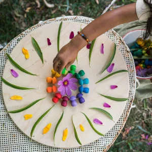 MANDALA SETAS ARCOÍRIS