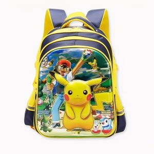 Mochila escolar Pokémon Pikachu para niños