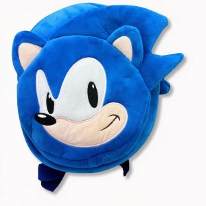 Mochila con cabeza de erizo Sonic para niños