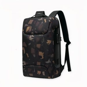 Mochila ergonómica de camuflaje de lujo