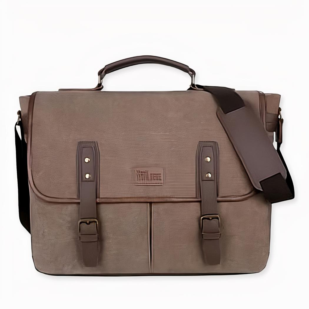 Bolsa bandolera de estilo vintage para portátil de 14 pulgadas