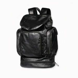 Mochila de polipiel con múltiples bolsillos – práctica y elegante