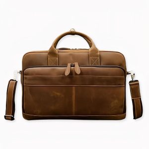 Bolso satchel de estilo vintage para hombre