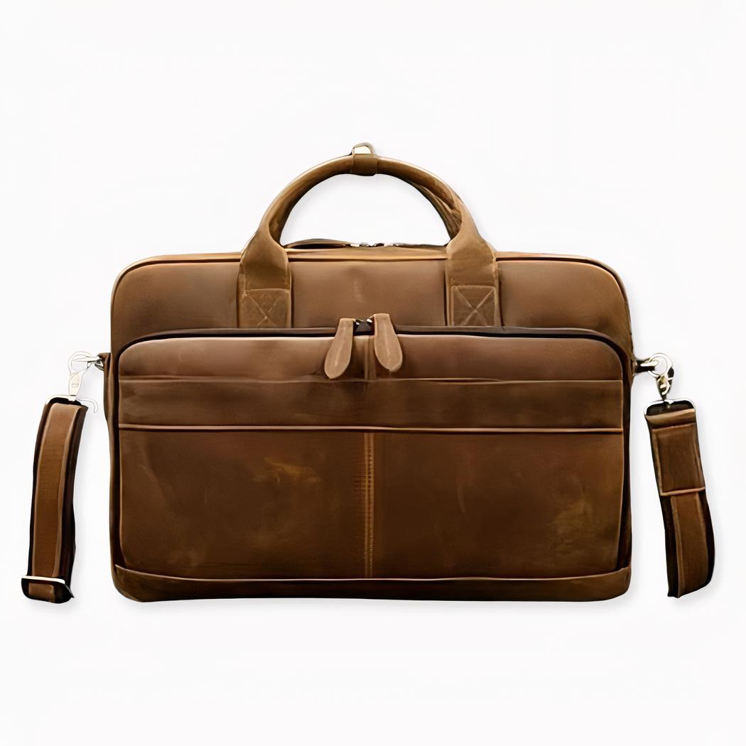 Bolso satchel de estilo vintage para hombre
