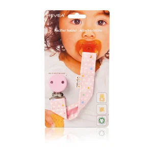 CINTA PORTA-CHUPETE ROSA