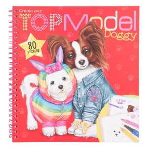 Cuaderno de colorear – TOP Model: Doggy 80 stikers
