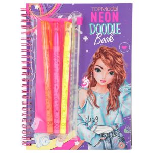 Cuaderno – TOP Model: Doodle Neon con bolígrafos