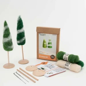 KIT ARBOLITOS LANA CARDADA